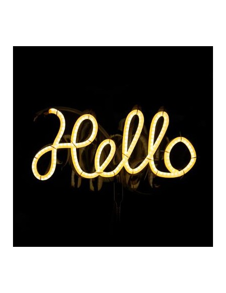 AMPOULE LED MOT \"HELLO\" AMBREE E27 HOME SWEET HOME Luminaires & Suspensions