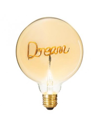 AMPOULE LED MOT \"DREAM\" AMBREE E27 HOME SWEET HOME Luminaires & Suspensions