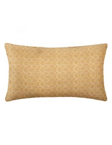 COUSSIN VELOURS IMPRIME DOLCE OCRE 30X50CM HOME SWEET HOME Linge de maison