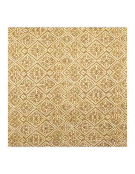 COUSSIN VELOURS IMPRIME DOLCE OCRE 30X50CM HOME SWEET HOME Linge de maison