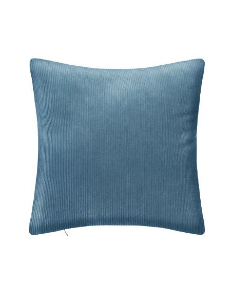 COUSSIN COTELE BLEU 40X40CM HOME SWEET HOME Linge de maison