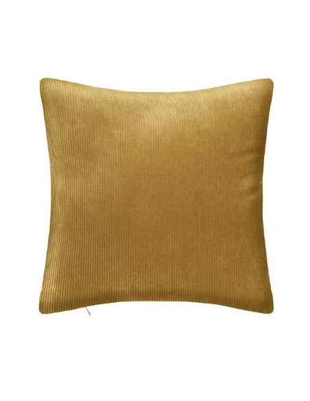 COUSSIN COTELE OCRE 40X40CM HOME SWEET HOME Linge de maison