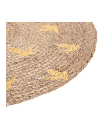 TAPIS JUTE LIBERTY D.80CM HOME SWEET HOME Objet de décoration