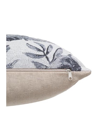 COUSSIN PERROQUET GRIS 40X40cm HOME SWEET HOME Linge de maison