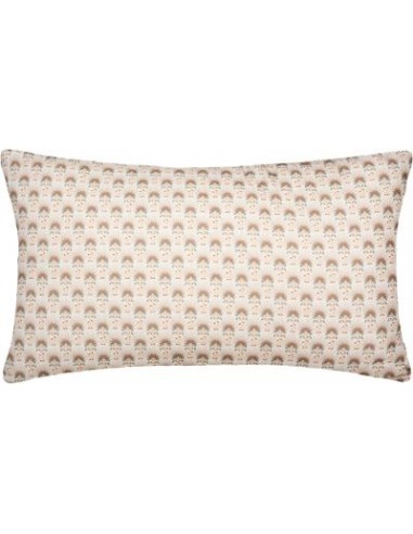 COUSSIN VELOURS IMPRIME DOLCE IVOIRE 30X50CM HOME SWEET HOME Linge de maison