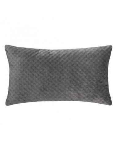 COUSSIN VELOURS DOLCE GRIS 38X58cm HOME SWEET HOME Linge de maison