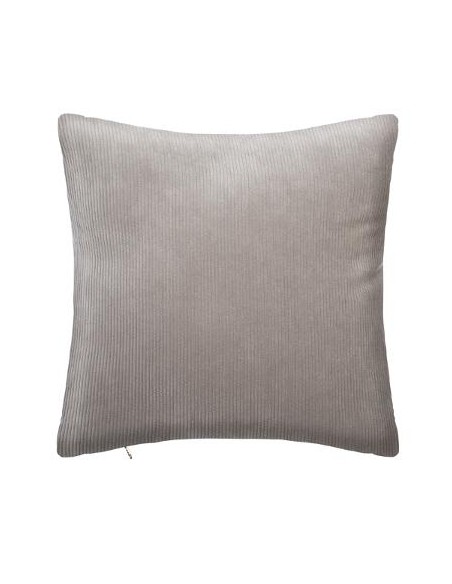 COUSSIN COTELE GRIS 40X40cm HOME SWEET HOME Linge de maison