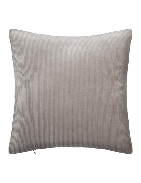 COUSSIN COTELE GRIS 40X40cm HOME SWEET HOME Linge de maison