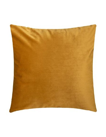 COUSSIN VELOURS OCRE 40X40CM HOME SWEET HOME Linge de maison