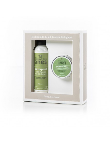 Coffret Bien-Être Lait corps Aloe Vera - Crème mains pot Aloe Vera HOME SWEET HOME Hygiène et beauté