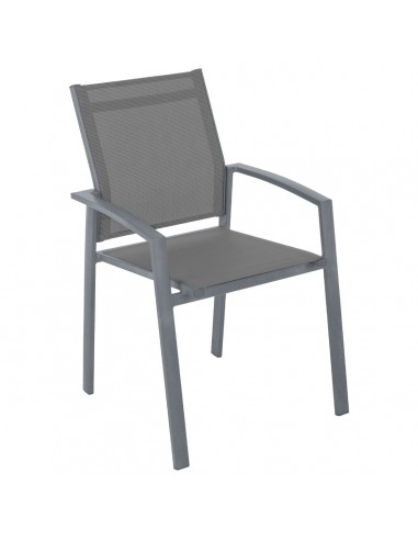 Fauteuil de jardin empilable Axiome Silex & Gris Quartz HOME SWEET HOME Canapé & Fauteuil de jardin