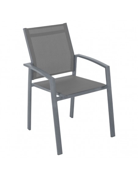 Fauteuil de jardin empilable Axiome Silex & Gris Quartz HOME SWEET HOME Canapé & Fauteuil de jardin