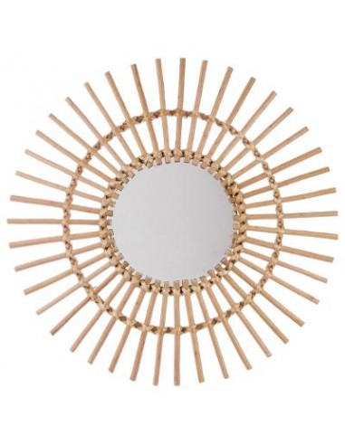 Miroir \"Soleil\", rotin D58 cm HOME SWEET HOME Objet de décoration