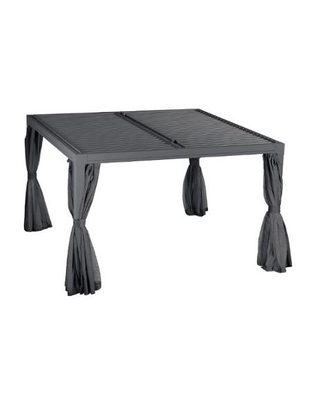 Rideaux pour pergola bioclimatique Majaé 3.6X3.6 RIDEAUX HESPÉRIDE HOME SWEET HOME Accueil