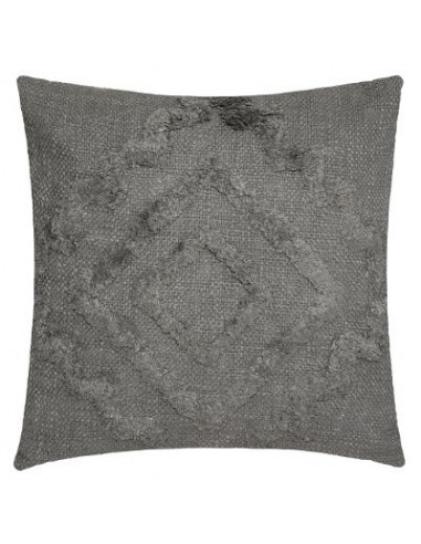 COUSSIN TUFT INCA GRIS 40X40CM HOME SWEET HOME Linge de maison