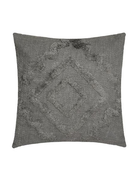 COUSSIN TUFT INCA GRIS 40X40CM HOME SWEET HOME Linge de maison