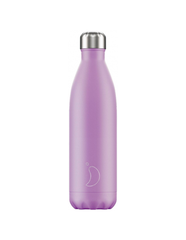 Bouteille 500ml isotherme Chilly\'s Bottles Pastel PURPLE HOME SWEET HOME Chilly\'s bouteille isotherme