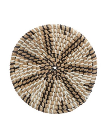 DECO MURALE PANIER SEAGRASS X3 HOME SWEET HOME Objet de décoration