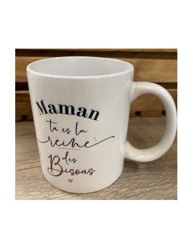 MUG Maman tu es la reine des bisous HOME SWEET HOME Putain de virus