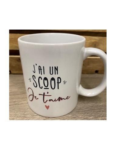 Mug j\'ai un scoop je t\'aime HOME SWEET HOME Putain de virus