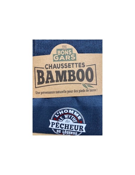 Chaussette bambou L\'Homme, le mythe le pêcheur de légende HOME SWEET HOME Cadeau