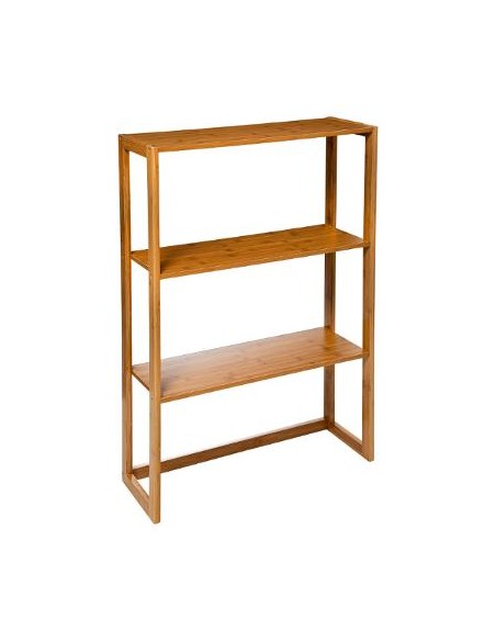 ETAGERE 3 NIVEAUX BAMBOU MODULABLE HOME SWEET HOME Salle de bain