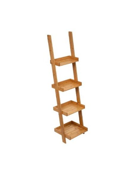 ECHELLE ETAGERE 4 NIVEAUX BAMBOU HOME SWEET HOME Salle de bain