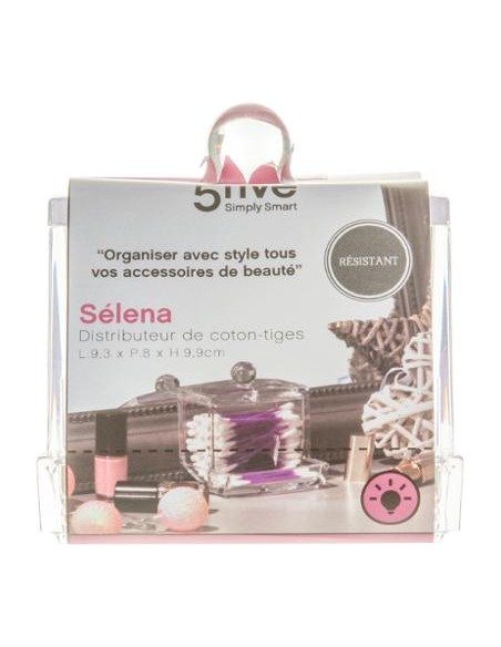 DISTRIBUTEUR COTON TIGE SELENA HOME SWEET HOME Salle de bain