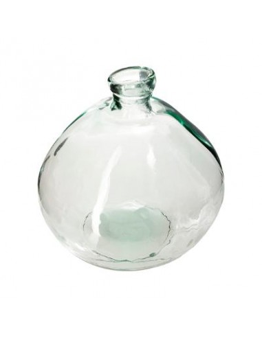 DAME JEANNE VASE ROND VERRE RECYCLE TRANSP D33CM HOME SWEET HOME Dame Jeanne