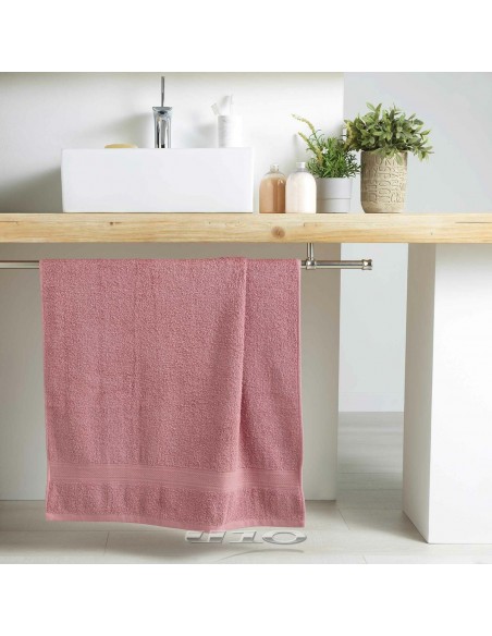 DRAP DE DOUCHE 70 x 130 CM EPONGE UNIE COLORS DRAGEE HOME SWEET HOME Salle de bain