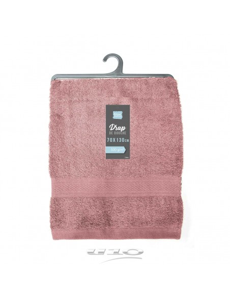 DRAP DE DOUCHE 70 x 130 CM EPONGE UNIE COLORS DRAGEE HOME SWEET HOME Salle de bain