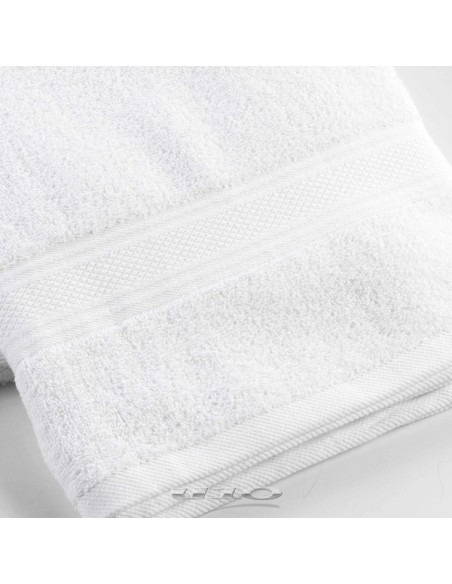 DRAP DE DOUCHE 70 x 130 CM EPONGE UNIE COLORS BLANC HOME SWEET HOME Salle de bain