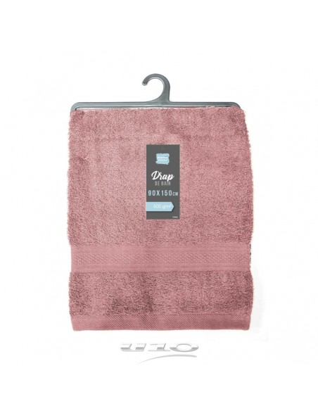 DRAP DE BAIN 90 x 150 CM EPONGE UNIE COLORS DRAGEE HOME SWEET HOME Salle de bain