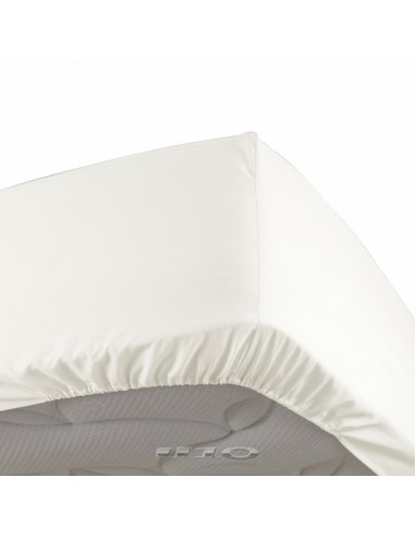 DRAP HOUSSE 2 PERSONNES 140 x 190 CM PERCALE UNI 78 FILS PERCALINE LIN HOME SWEET HOME Linge de maison