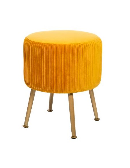 TABOURET VEL PLI OCRE SOLARO HOME SWEET HOME Chaises & Tabourets