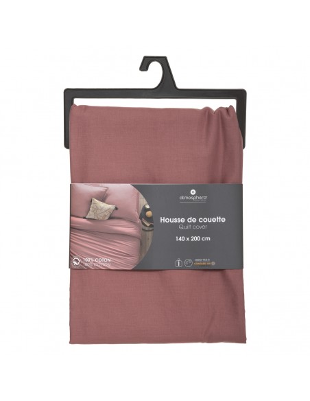 HOUSSE COUETTE 1P ROSE BLUSH 140X200cm HOME SWEET HOME Linge de maison