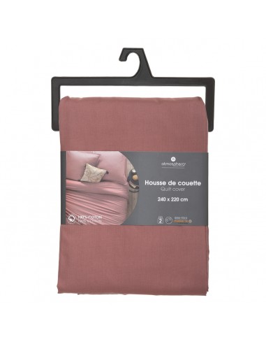 HOUSSE COUETTE 2P ROSE BLUSH 240X220cm HOME SWEET HOME Linge de maison