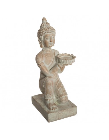 BOUDDHA BLANCHI RESINE H43 HOME SWEET HOME Décoration intérieur