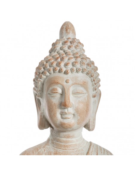 BOUDDHA BLANCHI RESINE H43 HOME SWEET HOME Décoration intérieur