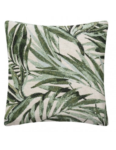 HOUSSE COUS JACQ TROPIC 40X40 HOME SWEET HOME Housse de coussin