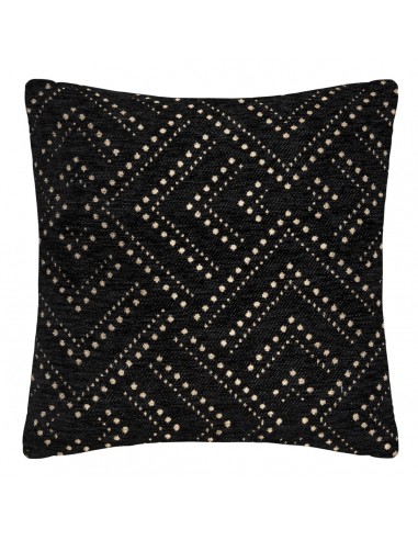 HOUSSE COUSSIN CHEN DOT NOIR 40X40cm HOME SWEET HOME Housse de coussin