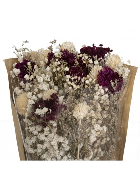 BOUQUET COMPO ACHI NATUREL POURPRE NAM H45 HOME SWEET HOME Objet de décoration