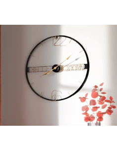 Horloge "Belle", métal D67 cm