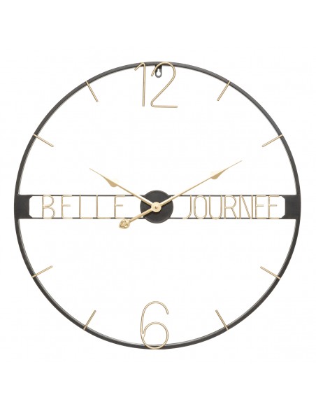 Horloge \"Belle\", métal D67 cm HOME SWEET HOME Horloge et pendule