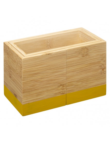 POT COUVERT EXTENSIBLE BAMBOU JAUNE HOME SWEET HOME Cuisine