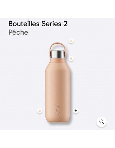 Bouteilles 500 ml Series 2 Pêche HOME SWEET HOME Chilly\'s bouteille isotherme