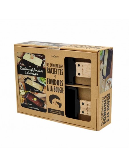 Coffret raclette et fondue à la bougie HOME SWEET HOME Cookut