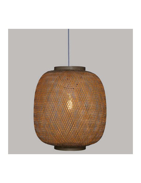 Suspension \"Chaya\", bambou tressé D43 cm HOME SWEET HOME Luminaires & Suspensions