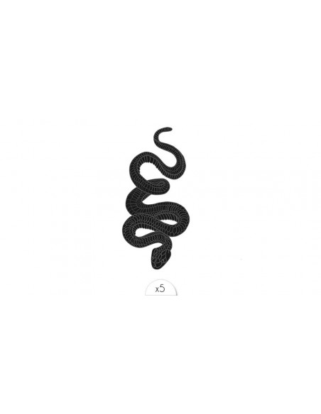 Tatouages éphémères SIOOU \"Serpent\" x5 HOME SWEET HOME Accessoires mode et fashion