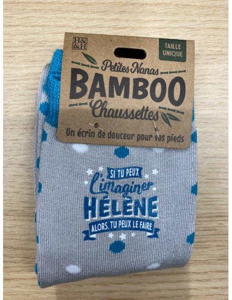 Chaussette bambou si tu peux l\'imaginer Helene alors du peux le faire HOME SWEET HOME Cadeau